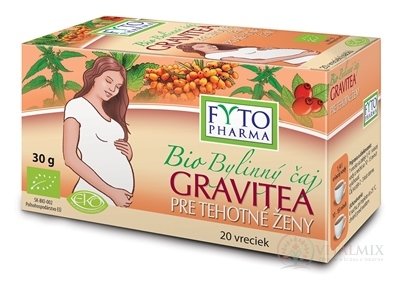 FYTO Bio Bylinný čaj GRAVITEA PRO TĚHOTNÉ ŽENY nálevové sáčky 20x1,5 g (30 g)