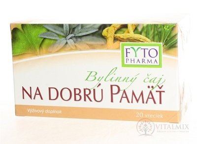FYTO Bylinný čaj NA DOBROU PAMĚŤ 20x1,25 g (25 g)