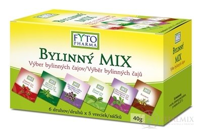 FYTO BYLINNÝ MIX 6 druhů čajů po 5 sáčků, 1x1 set