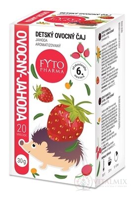 FYTO DĚTSKÝ OVOCNÝ ČAJ JAHODA (od ukončeného 6. měsíce) 20x1,5 g (30 g)
