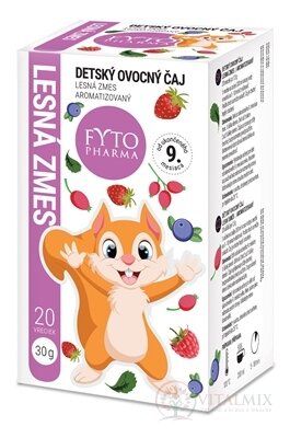 FYTO DĚTSKÝ OVOCNÝ ČAJ LESNÍ SMĚS aromatizovaný (od ukončeného 9. měsíce) 20x1,5 g (30g)