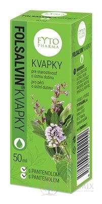 FYTO Folsalvin kapky na kloktání s pantenolem 1x50 ml