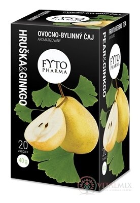 FYTO HRUŠKA &amp; GINKGO ovocno-bylinný čaj 20x2 g (40 g)