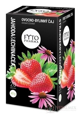 FYTO JAHODA &amp; ECHINACEA ovocno-bylinný čaj 20x2 g (40 g)