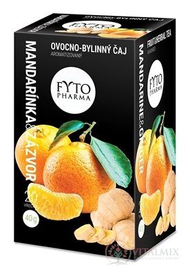 FYTO MANDARINKA &amp; ZÁZVOR ovocno-bylinný čaj 20x2 g (40 g)