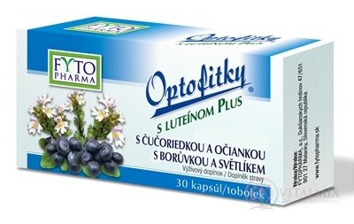 FYTO Optofitky S lutein PLUS cps 1x30 ks