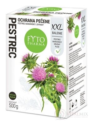 FYTO Ostropestřec mariánský drcený plod, sypaný 1x500 g