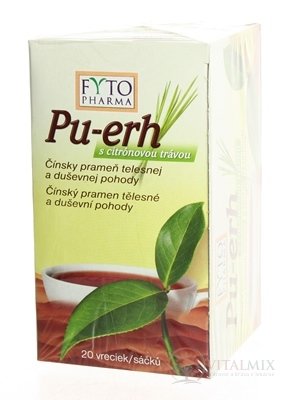 FYTO Pu-erh s citronovou trávou 20x1,5 g (30 g)