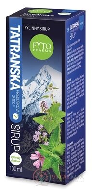 FYTO Tatranská průdušková směs SIRUP bylinný 1x100 ml