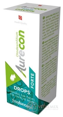 Fytofontana Aurecon drops forte ušní kapky 1x10 ml s obsahem rostlinných extraktů