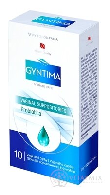 fytofontana GYNTIMA Probiotica vaginální čípky (inov.2025) 1x10 ks