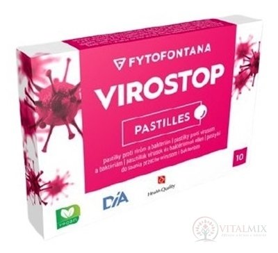fytofontana VIROSTOP cucavé pastilky 1x10 ks