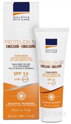 GALENÍ PROTELION 50 EMULSION-EMULSIONE SPF50 ochrana před slunečním zářením, citlivá a mastná pokožka 1x50 ml