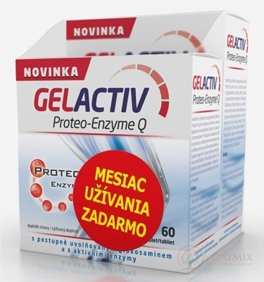 GelActiv Proteo-Enzyme Q tbl 120 + 60 zdarma (180 ks)