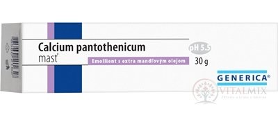 GENERICA Calcium pantothenicum mast Emollient s extra mandlovým olejem 1x30 g