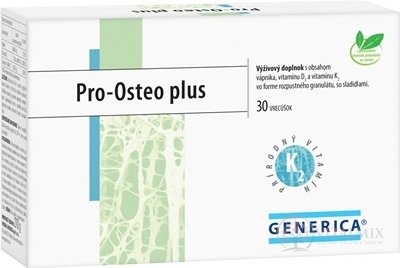 GENERICA Pro-Osteo plus sáčku 1x30 ks
