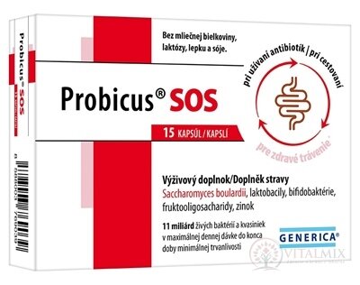 GENERICA Probicus SOS cps 1x15 ks