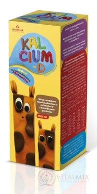 KALCIUM-D Glenmark sirup 1x150 ml