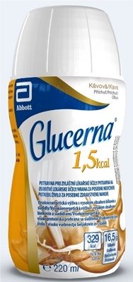 Glucerna 1,5 kcal kávová příchuť 4x220 ml