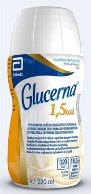 Glucerna 1,5 kcal vanilková příchuť 4x220 ml