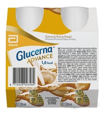 Glucerna ADVANCE 1,6 kcal kávová příchuť 24x220 ml