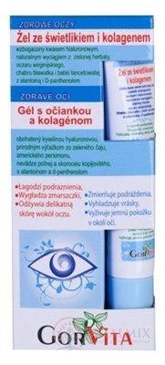 GORVITA GEL S světlíku a kolagen 1x20 ml