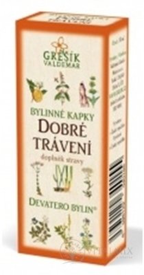 GREŠÍK BYLINNÉ KAPKY DOBRÉ TRÁVENÍ 1x50 ml
