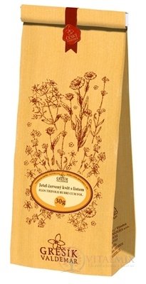 GREŠÍK JETEL ČERVENÁ řezaný - KVĚT S DOPISU bylinný čaj sypaný 1x30 g