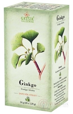 GREŠÍK GINKO bylinný čaj v nálevových sáčcích 20x1,2 g (24 g)
