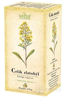 GREŠÍK zlatobýl bylinný čaj v nálevových sáčcích 20x1,5 g (30 g)