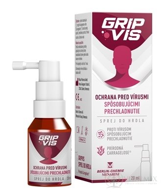 GripVis 1,2 mg / ml sprej do hrdla 1x20 ml