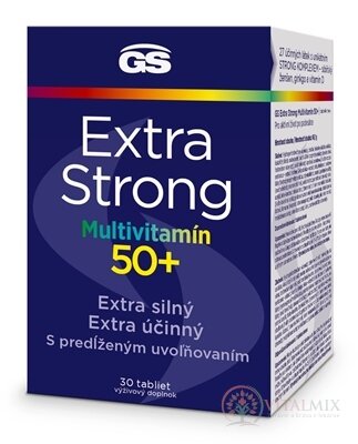 GS Extra Strong Multivitamin 50+ tbl (inov.2023) 1x30 ks