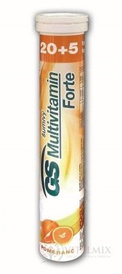 GS Multivitamin Forte šumivý pomeranč tbl eff 20 + 5 navíc (25 ks)