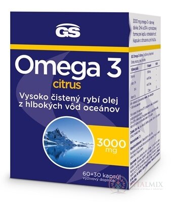 GS Omega 3 Citrus cps 60+30 (inov.2023) (90 ks)