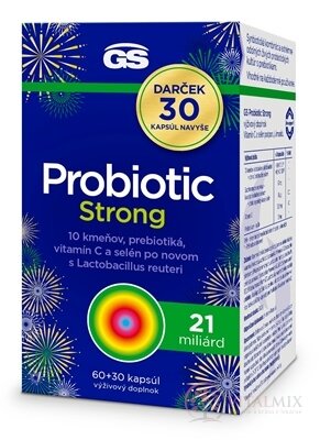 GS Probiotic Strong Dárek cps 60+30 navíc (90 ks)