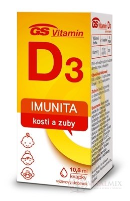 GS Vitamin D3 kapky 1x10,8 ml