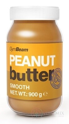 GymBeam Arašídové máslo 100% jemné, 1x900 g