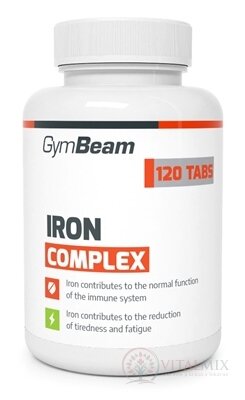 GymBeam IRON COMPLEX tbl 1x120 ks