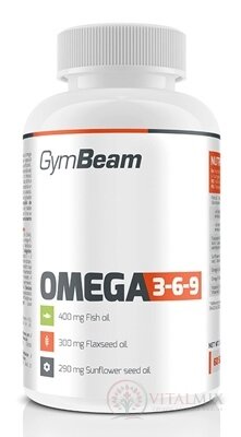 GymBeam Omega 3-6-9 cps 1x120 ks