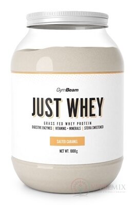 GymBeam Protein Just Whey sušený syrovátkový proteinový prášek, příchuť slaný karamel, 1x1000 g