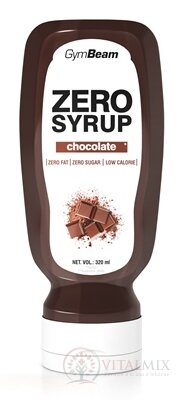 GymBeam ZERO SYRUP chocolate sirup, příchuť čokoláda 1x320 ml