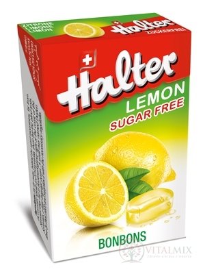 Halter Bonbons Citron bonbóny bez cukru, 1x40 g