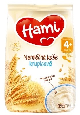 Hami nemléčná kaše krupicová první lžička (od ukonč. 4. měsíce) 1x170 g
