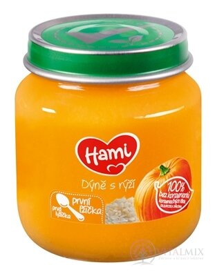 Hami zeleninový příkrm Dýně s rýží první lžička (od ukonč. 4. měsíce) 1x125 g