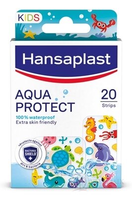 Hansaplast AQUA PROTECT KIDS náplast, 2 velikosti 1x20 ks