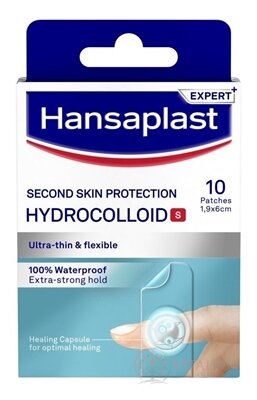 Hansaplast Hydrokoloidní náplast na prsty 1,9x6 cm (Hydrocolloid S Second skin) 1x10 ks
