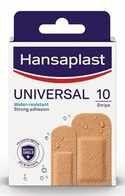 Hansaplast UNIVERSAL Water-resistant náplast voděodolná (inov.2021) 1x10 ks