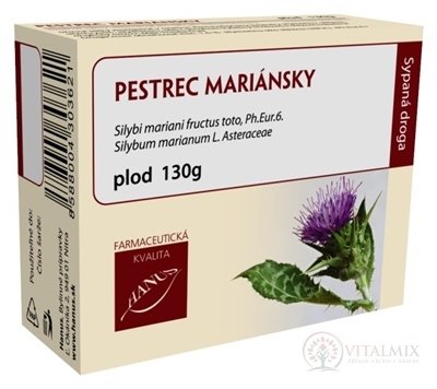 HANUS ostropestřec mariánský PLOD vakuové bal. 1x130 g