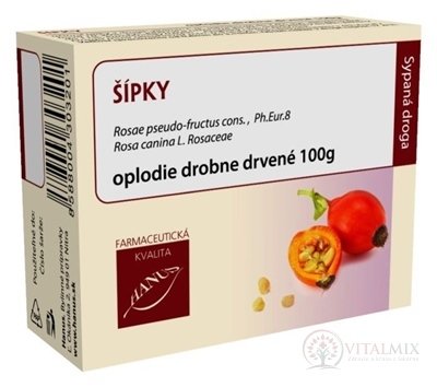 HANUS ŠIPKY Oplodí drobné drcené vakuové bal. 1x100 g