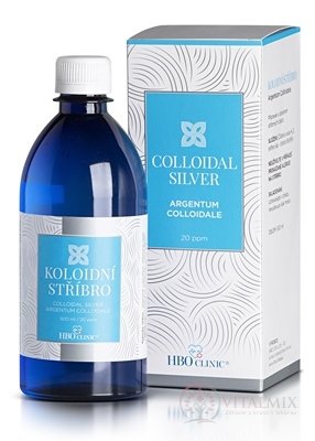 HBO Clinic koloidní stříbro hustota částic 20 ppm, 1x500 ml